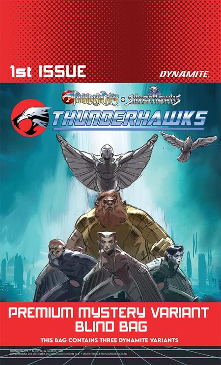 THUNDERCATS X SILVERHAWKS THUNDERHAWKS #1 CVR S PREMIUM BLIND BAG Limited to 1984 Bags Allocations May Occur