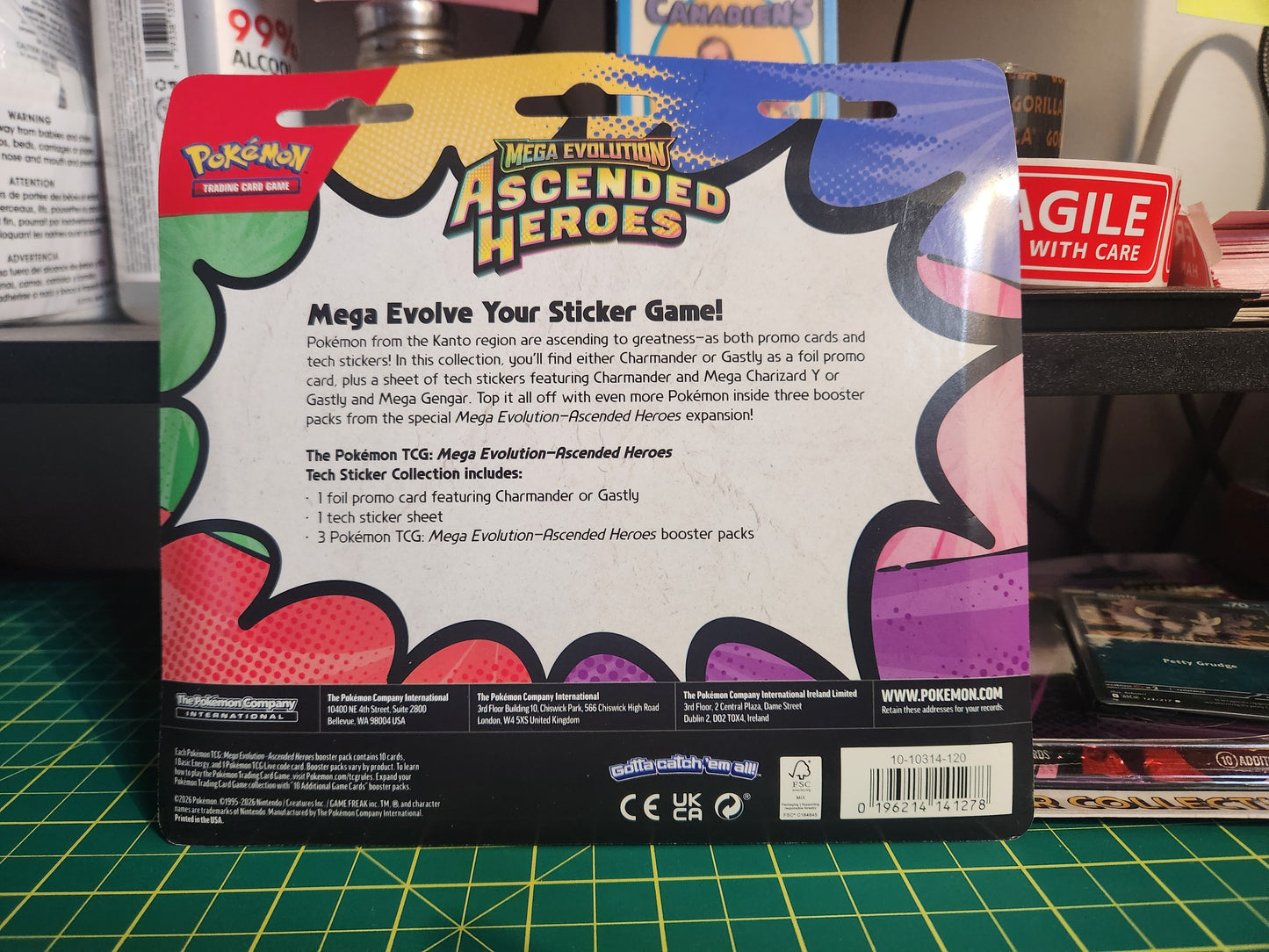 Ascended Heroes Tech Sticker Collection / Gastly