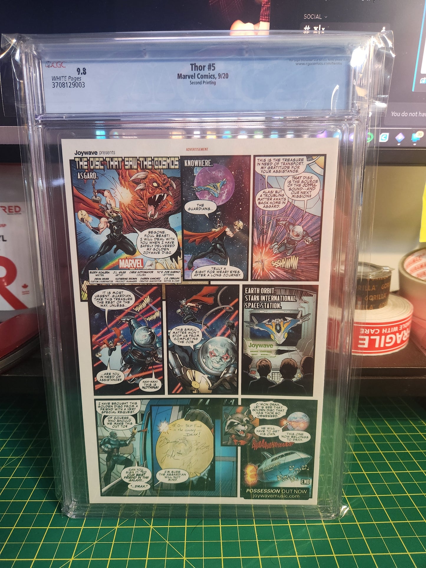 Thor #5 Non-Key 2nd Print ⋅ Marvel ⋅ 2020 CGC 9.8