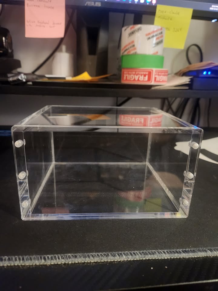 Acrylic Pokémon Booster box Magnetic Protector case