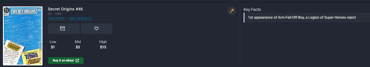 Secret Origins #46 DC ⋅ 1989 copy 2