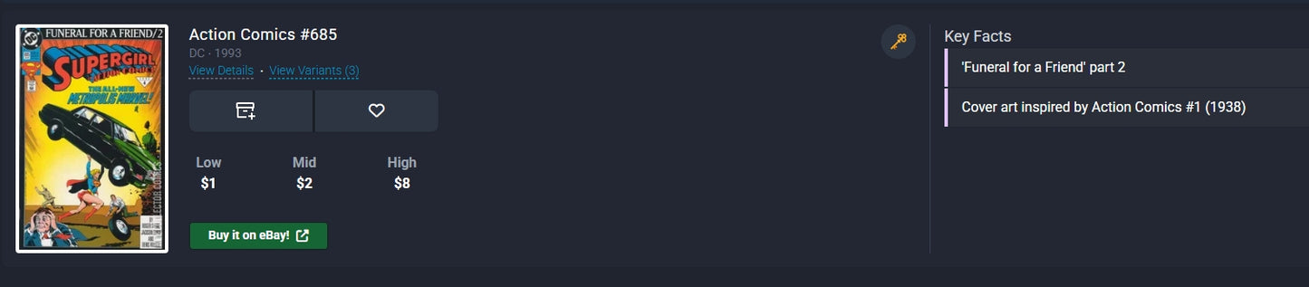 Action Comics #685 DC ⋅ 1993