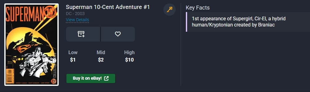 Superman 10-Cent Adventure #1 DC ⋅ 2003 copy 1