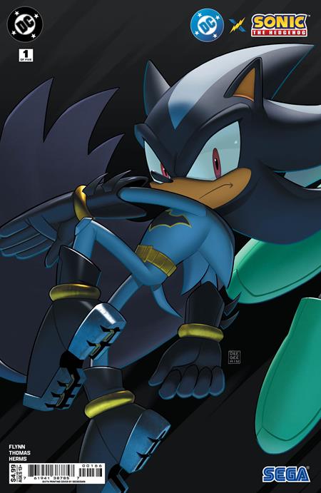 DC X SONIC THE HEDGEHOG #1 to 5 Sixth Printing Deegeemin Connecting