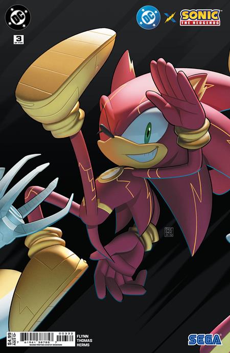 DC X SONIC THE HEDGEHOG #1 to 5 Sixth Printing Deegeemin Connecting