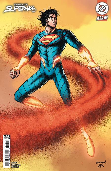 ABSOLUTE SUPERMAN #18 CVR D CHRIS BURNHAM CARD STOCK VAR