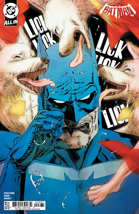 BATMAN #8 CVR G GUILLEM MARCH APRIL DROOLS CARD STOCK VAR