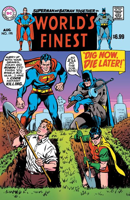 WORLDS FINEST COMICS #195 FACSIMILE EDITION CVR C CURT SWAN FOIL VAR