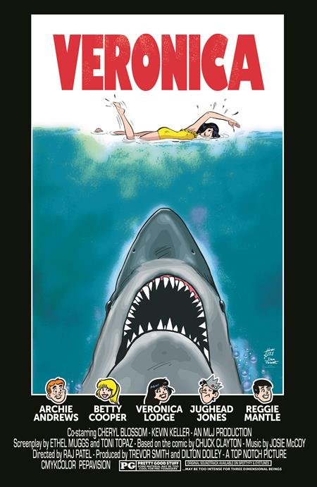 ARCHIES TV LAUGH OUT #79 FACSIMILE EDITION CVR C DAN PARENT ROSARIO TITO PENA VERONICA MOVIE POSTER FOIL VAR Limited to 1000 copies