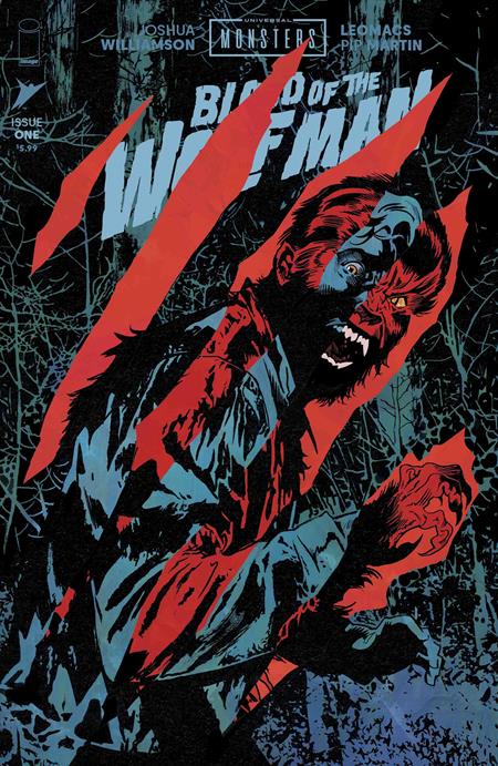UNIVERSAL MONSTERS BLOOD OF THE WOLF MAN #1 (OF 4) CVR I MICHAEL WALSH DIE CUT FOIL REVEAL VAR