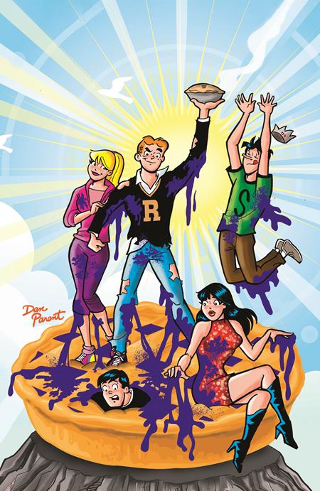 JUGHEAD PIEMAGEDDON (ONE SHOT) CVR G DAN PARENT FOIL FULL ART VAR