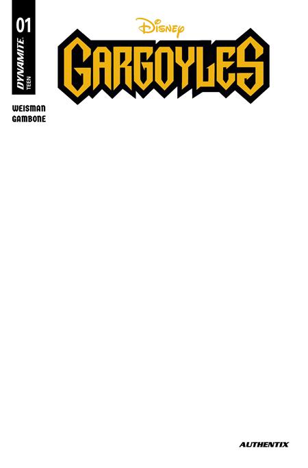 GARGOYLES (2026) #1 CVR E BLANK AUTHENTIX VAR