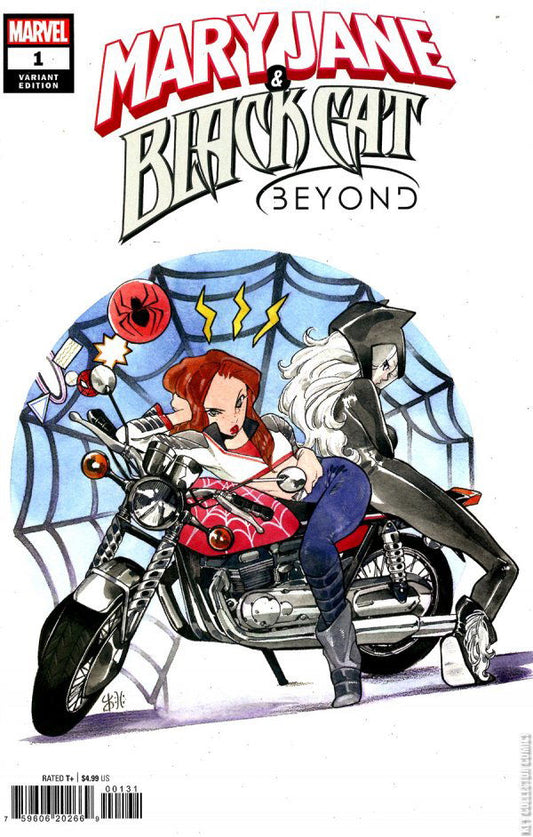 Mary Jane and Black Cat: Beyond #1 Variant Peach Momoko Cover
