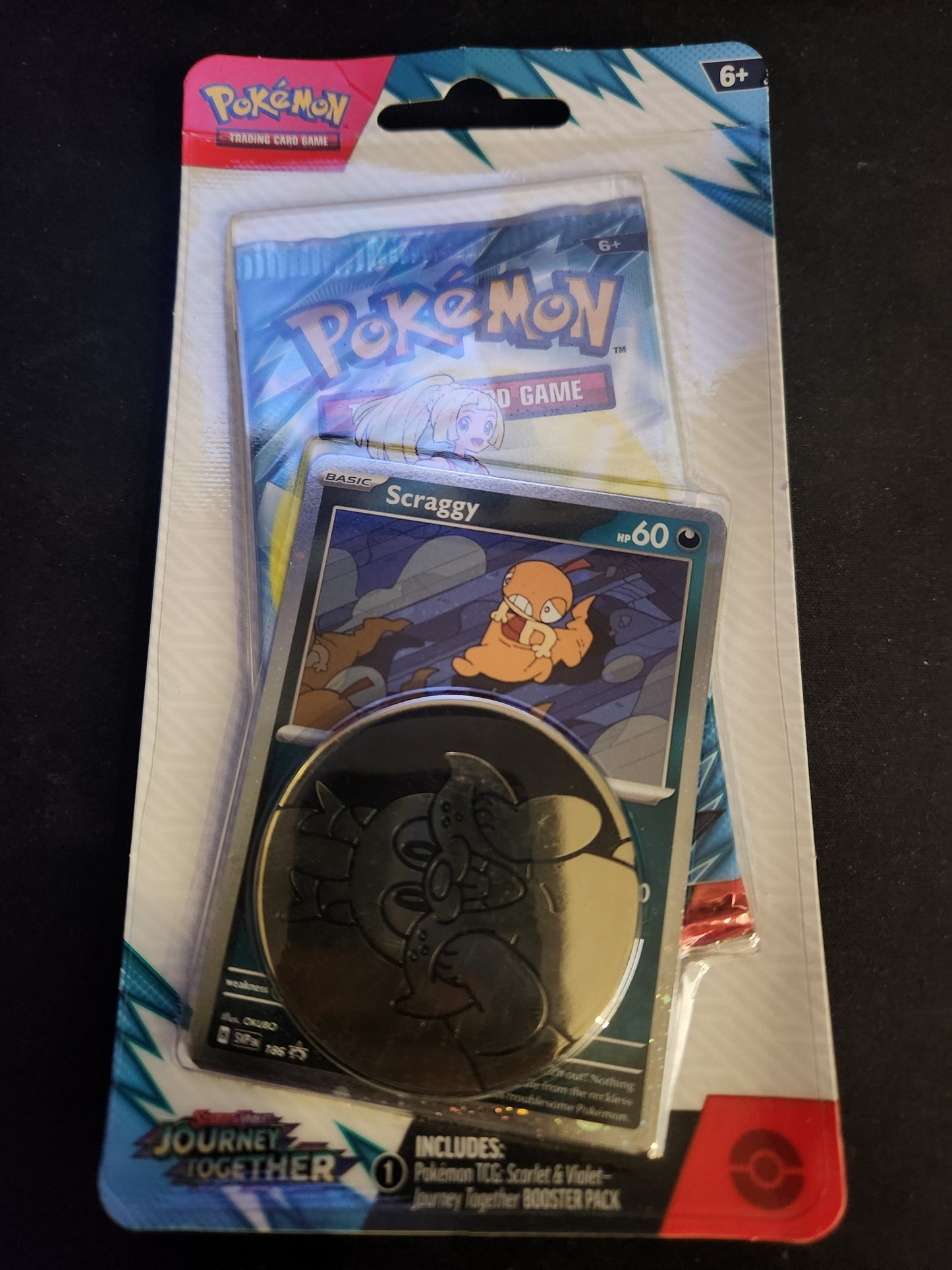 Pokemon Journey together 1-pack blister scraggy