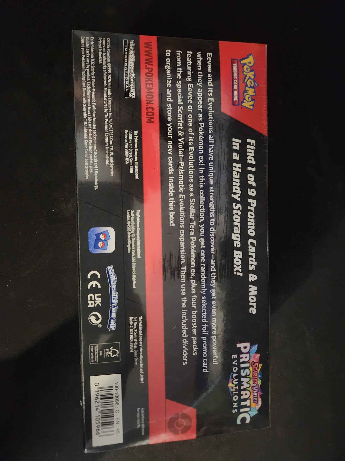 Prismatic Evolutions Surprise Box