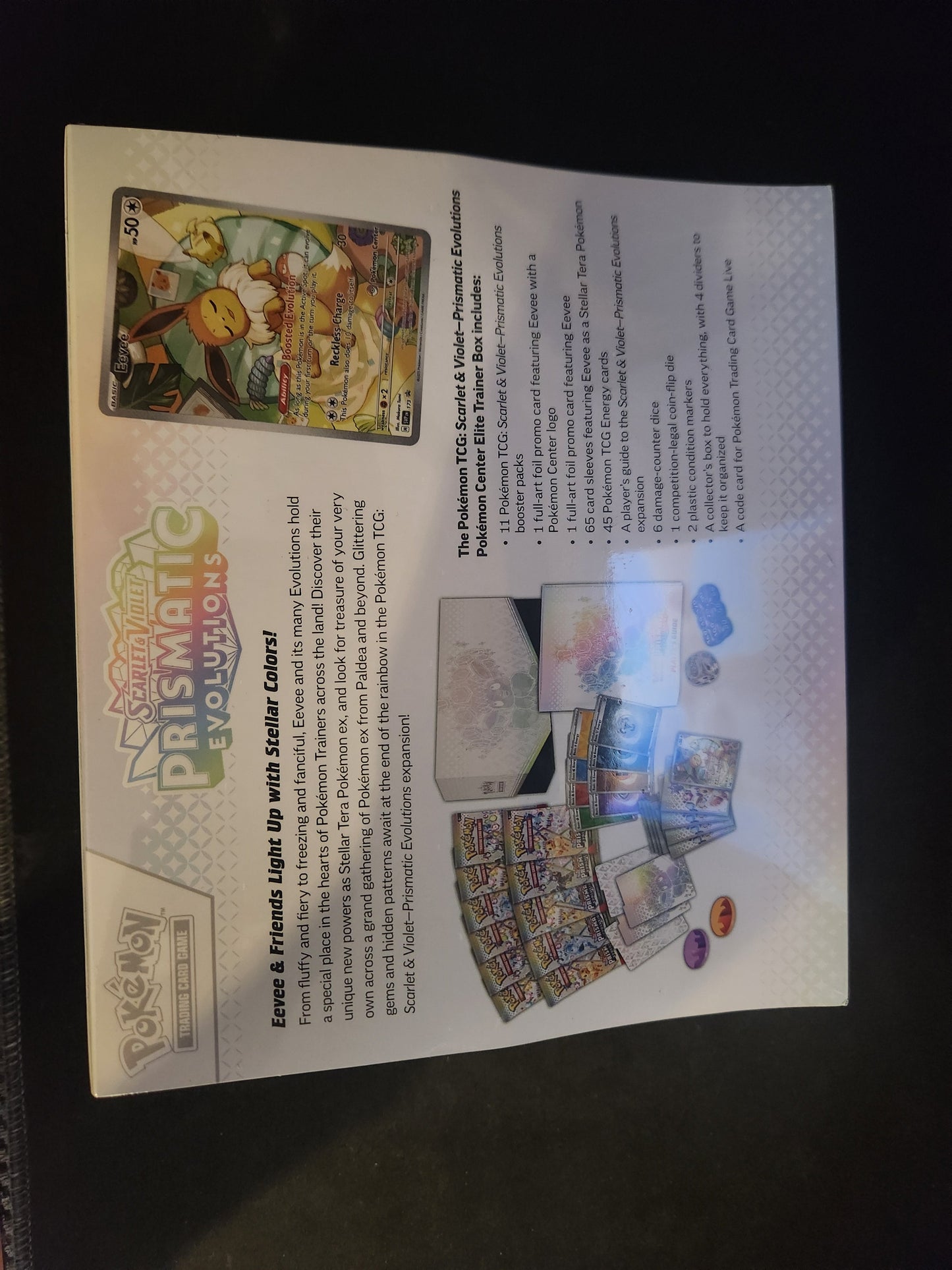 Scarlet & Violet-Prismatic Evolutions Pokémon Center Elite Trainer Box