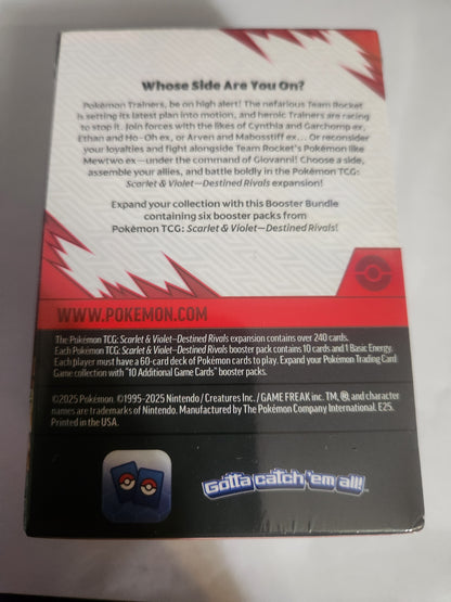 Pokemon Destined Rivals Booster Bundle (6 Packs)