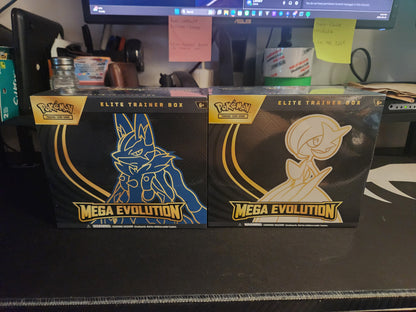 Mega Evolution ETB - Gardevoir EX & Mega Evolution ETB - Lucario EX set