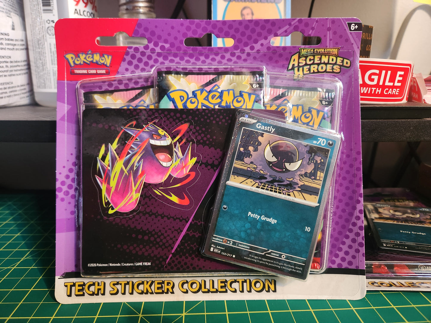 Ascended Heroes Tech Sticker Collection / Gastly