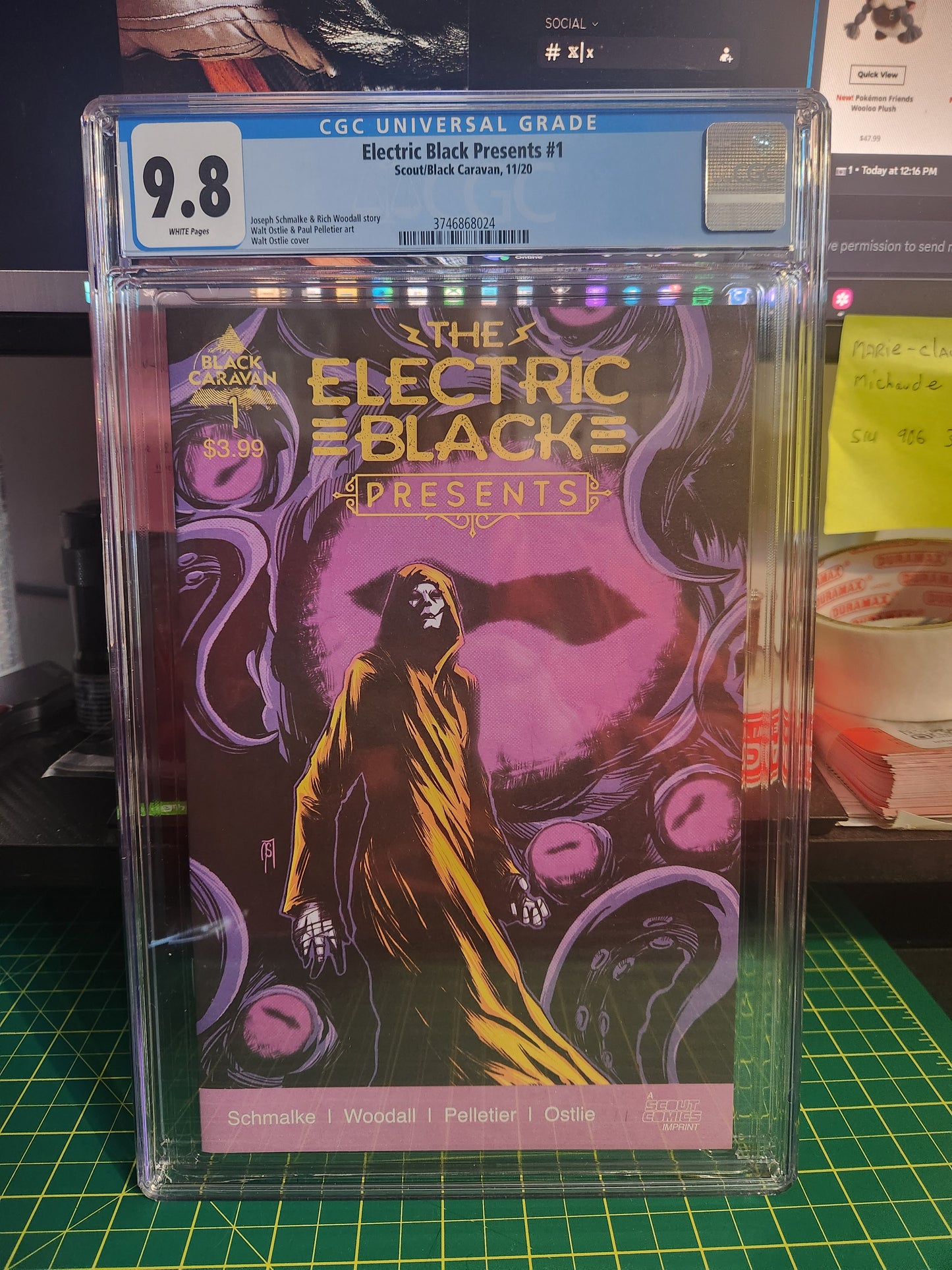 Electric Black Presents #1 Non-Key Scout ⋅ 2020 CGC 9.8