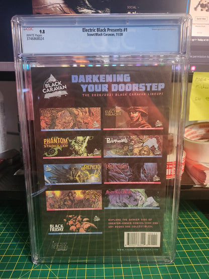 Electric Black Presents #1 Non-Key Scout ⋅ 2020 CGC 9.8