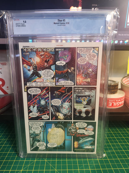 Thor #5 Non-Key 2nd Print ⋅ Marvel ⋅ 2020 CGC 9.8