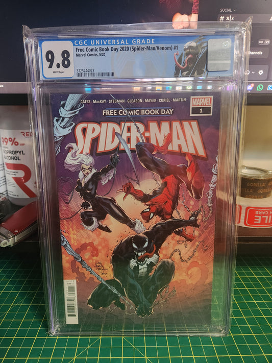 Free Comic Book Day 2020: The Amazing Spider-Man / Venom #1 Marvel ⋅ 2020 CGCG 9.8