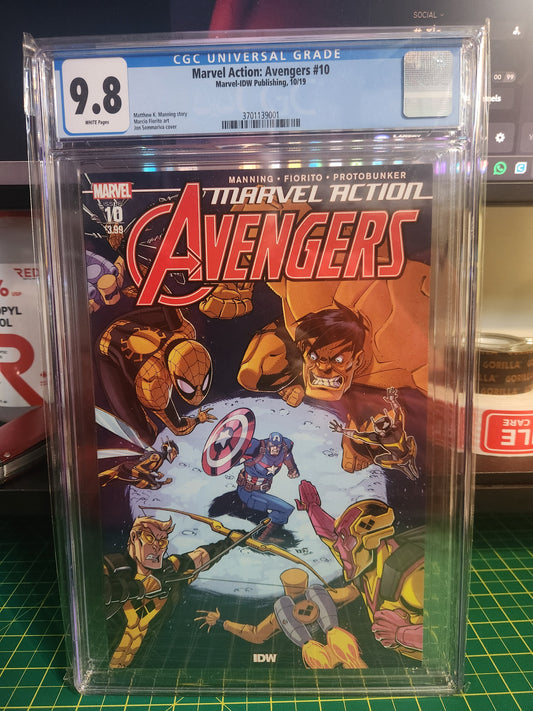 Marvel Action: Avengers #10 IDW ⋅ 2020 CGC 9.8