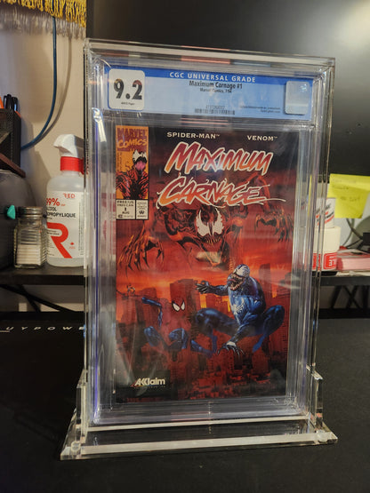 CGC Acrylic case with stand and hanging hook
