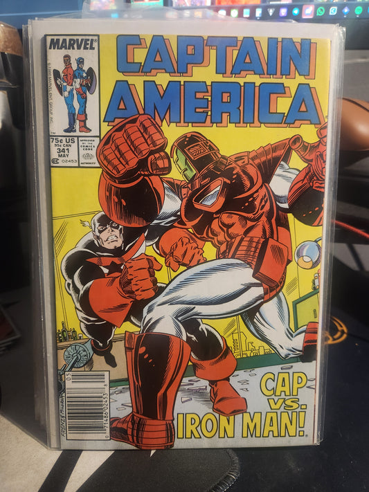 Captain America #341 Marvel 1988 Vol. 1 Newsstand