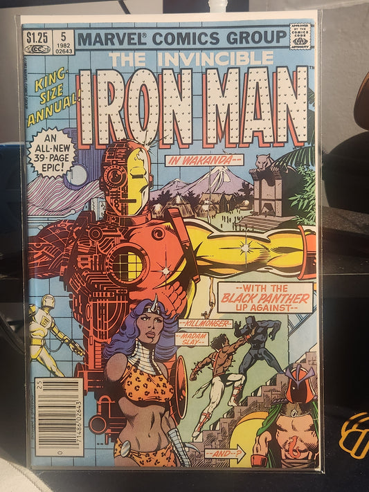 Iron Man Annual #5 Marvel 1982 Vol. 1 Canadian