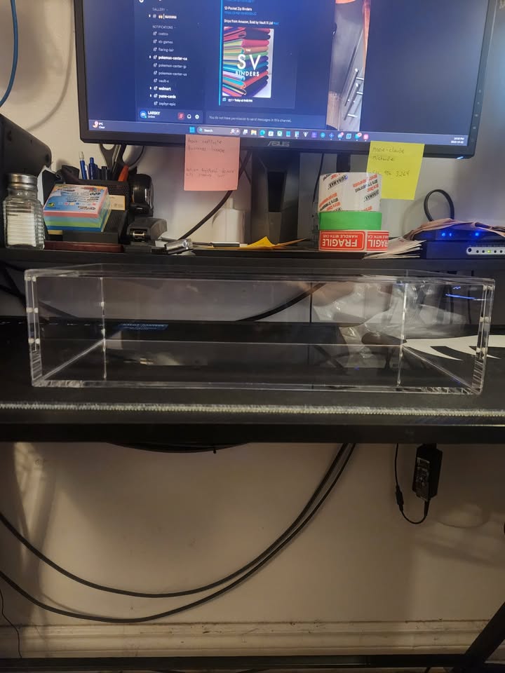 Acrylic Pokémon prismatic evolution spc Magnetic Protector case