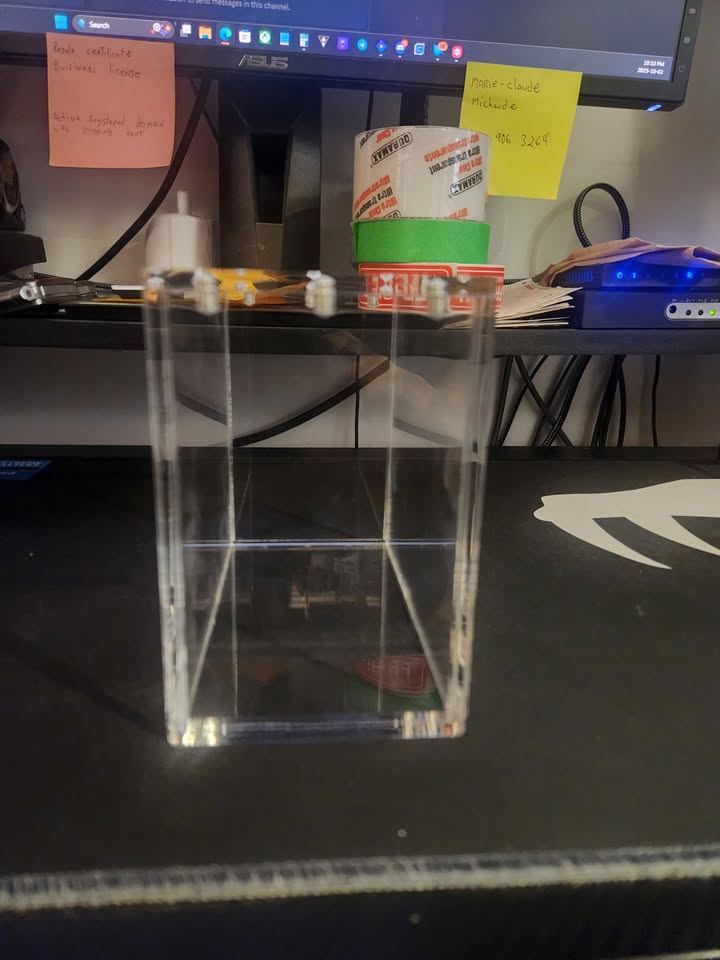 Acrylic Pokémon Booster box Magnetic Protector case