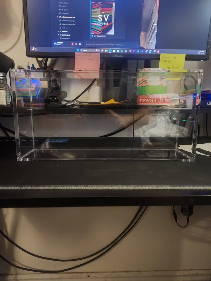 Acrylic Pokémon prismatic evolution spc Magnetic Protector case