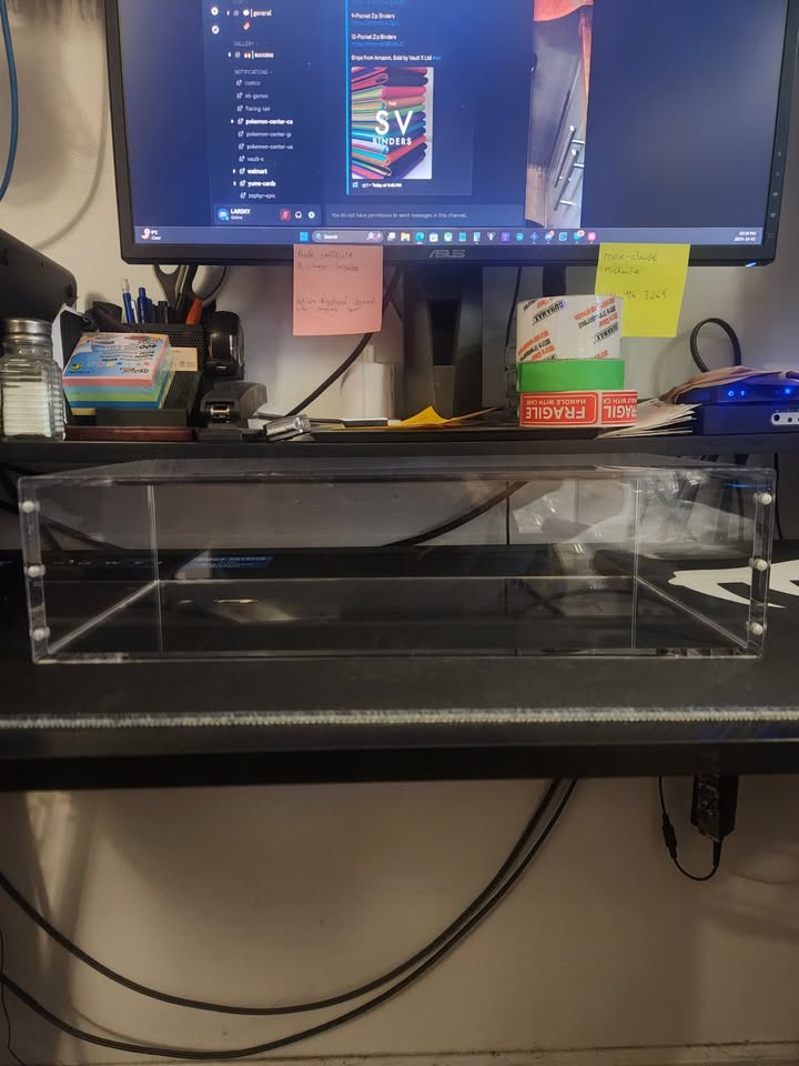 Acrylic Pokémon prismatic evolution spc Magnetic Protector case