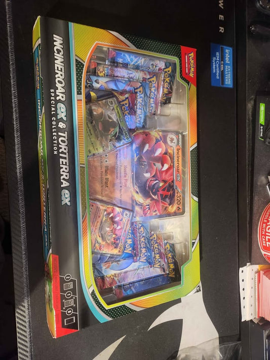 Pokemon Card Torterra Pokmon TCG Incineroar Ex & Torterra Ex Special Collection Box Factory Sealed English Pokemon Card Torterra Pokmon TCG Incineroar Ex & Torterra Ex Special Collection Box Factory Sealed English