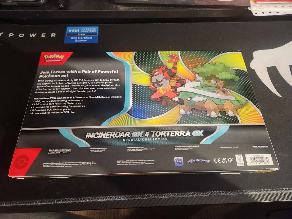 Pokemon Incineroar ex & Torterra ex Special Collection