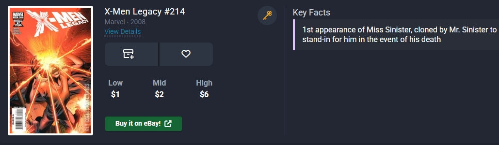 X-Men Legacy #214 / Marvel ⋅ 2008