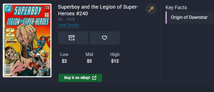 Superboy and the Legion of Super-Heroes #240 / DC ⋅ 1978