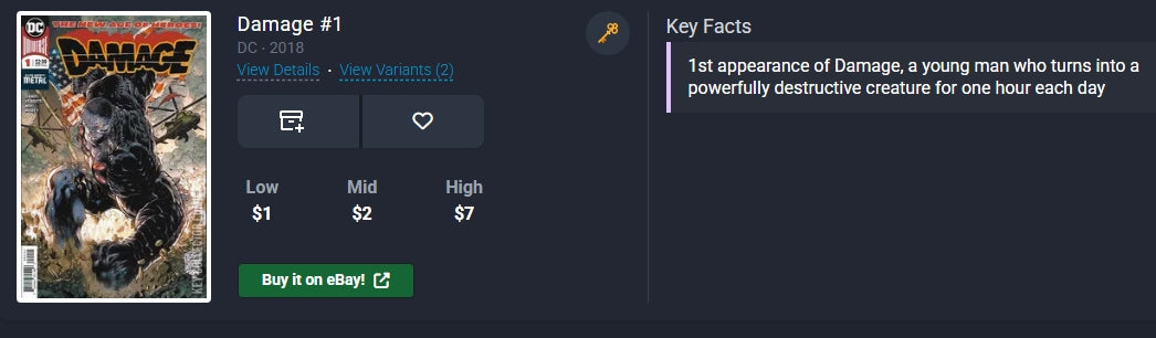 Damage #1 DC ⋅ 2018