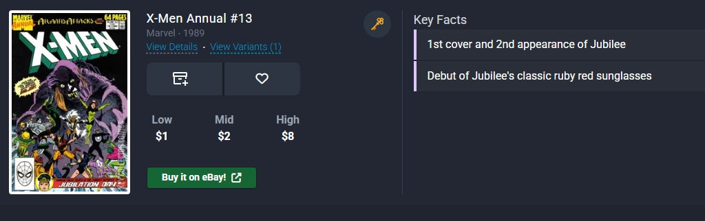 X-Men Annual #13 Marvel ⋅ 1989