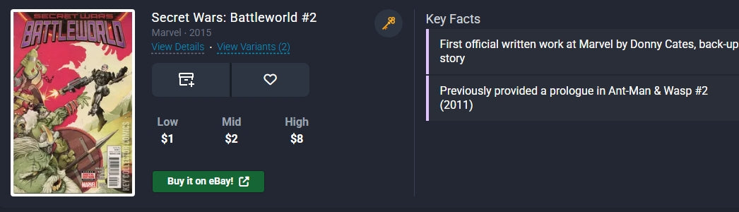 Secret Wars: Battleworld #2 Marvel ⋅ 2015