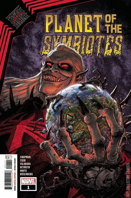 King In Black: Planet of the Symbiotes #1 cover a 1st appearance of Cortland Kasady as Plague