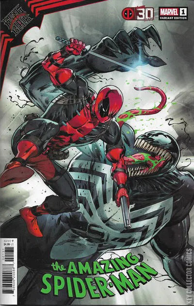 King In Black: The Amazing Spider-Man #1 Variant Rob Liefeld Deadpool 30th Anniversary Cover