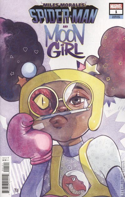 Miles Morales and Moon Girl #1 Peach Momoko Variant Marvel 2022