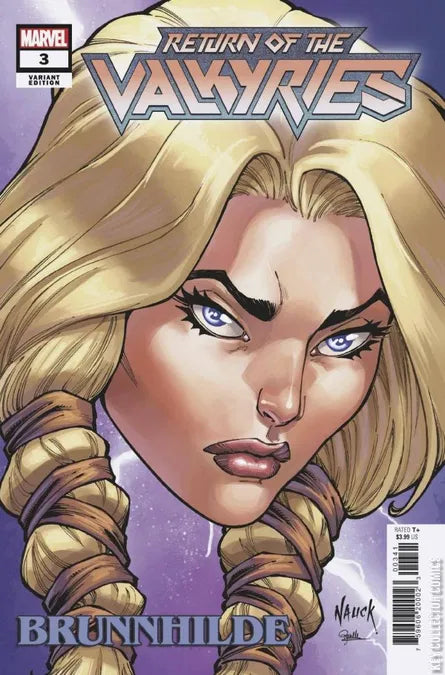 King In Black: Return of the Valkyries #3 Variant Todd Nauck Headshot Cover