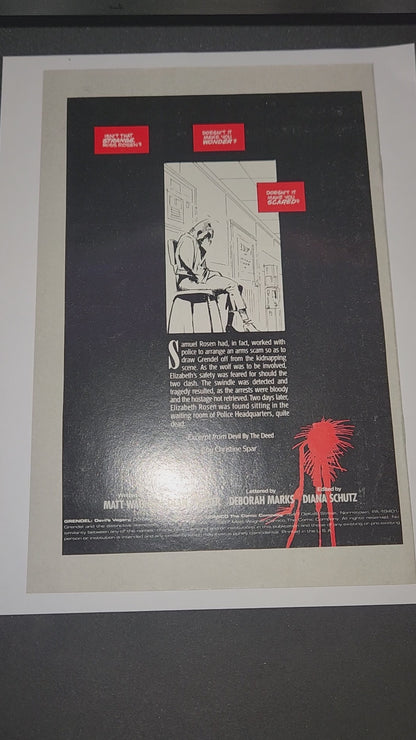 Grendel: Devil's Vagary #1 Comico ⋅ 1987