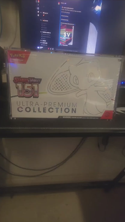 Acrylic Pokémon 151 upc Magnetic Protector case